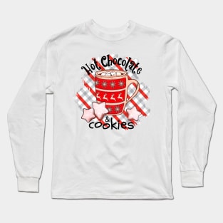 Hot Chocolate and Cookies Long Sleeve T-Shirt